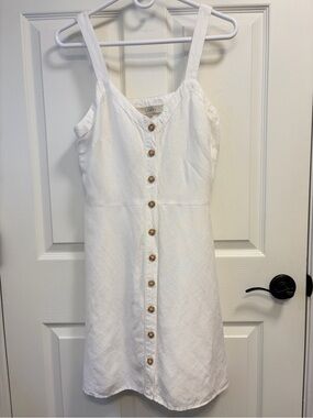 LOFT linen blend dress sz 4